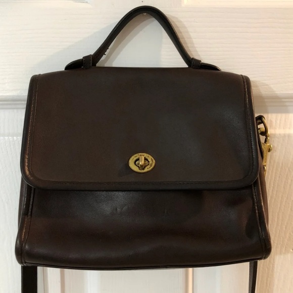 Vtg. Coach Court Crossbody Bag J9C-9870 - Picture 2 of 11